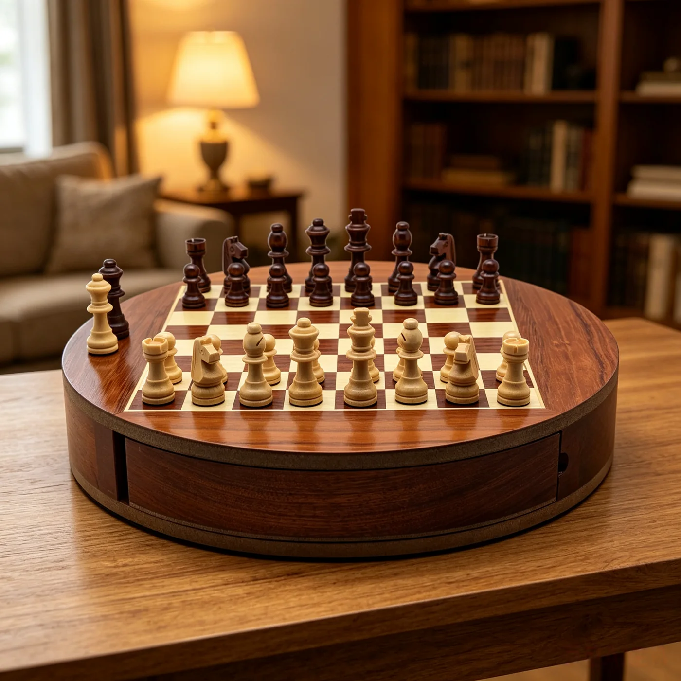 Wooden chess set